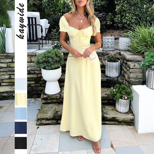 Robe Midi Élégante Plissée