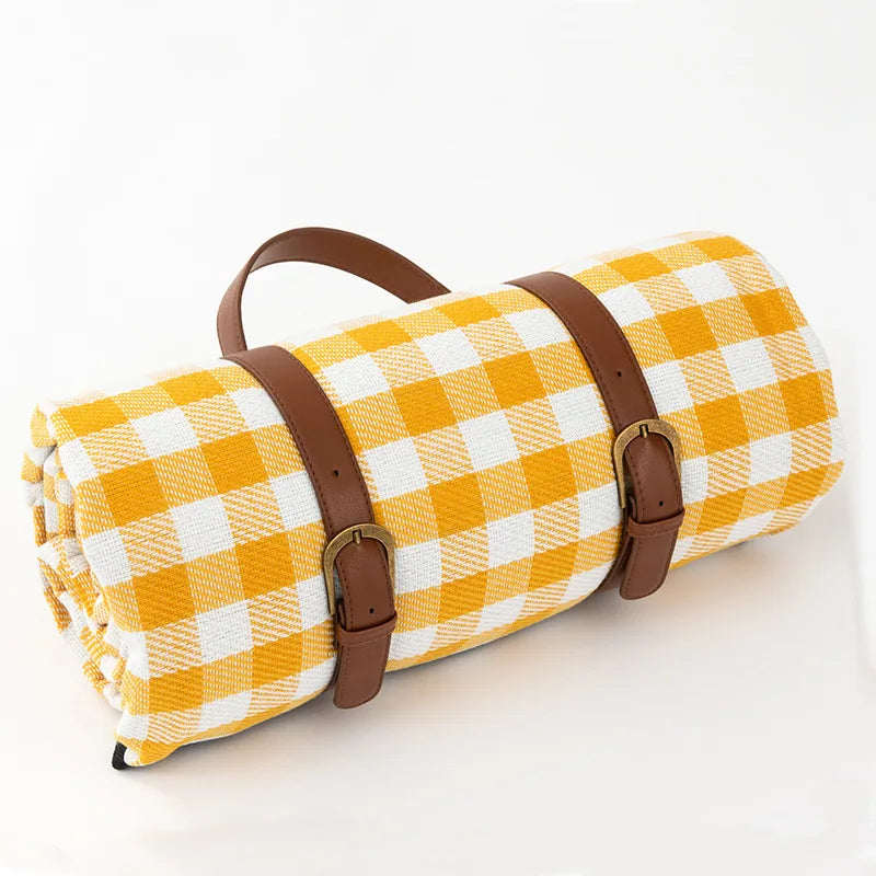 BriarFold Plaid Picnic Mat, Waterproof And Foldable For Outdoor Use