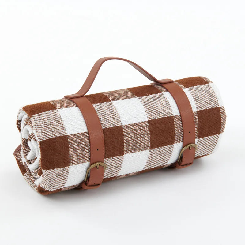 BriarFold Plaid Picnic Mat, Waterproof And Foldable For Outdoor Use
