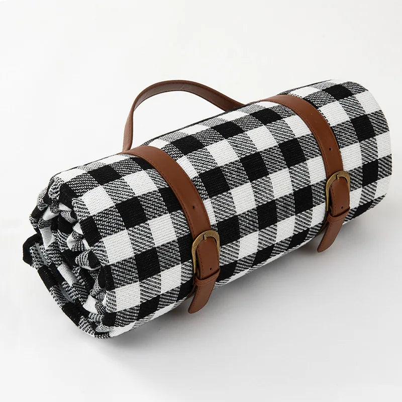 BriarFold Plaid Picnic Mat, Waterproof And Foldable For Outdoor Use