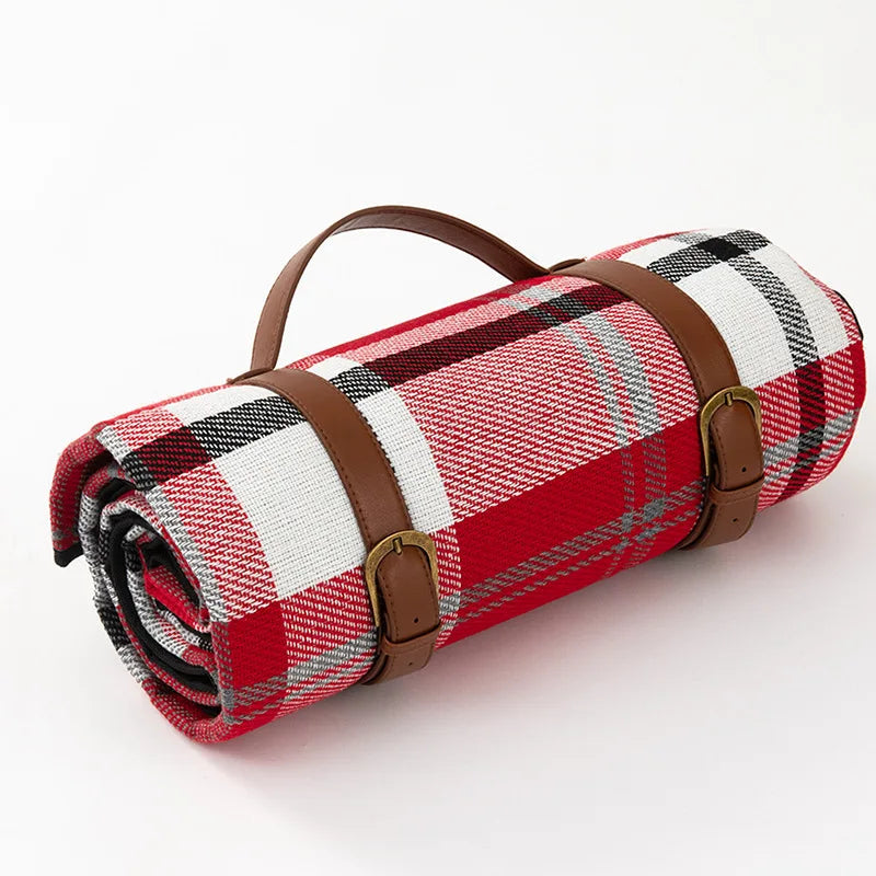 BriarFold Plaid Picnic Mat, Waterproof And Foldable For Outdoor Use