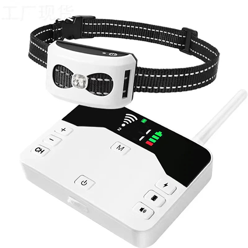 Dual-Mode Wireless Dog Fence and Outdoor Training Collar