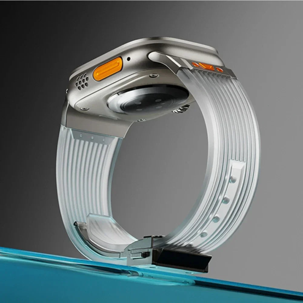Zenya | Clear Silicone Band for Apple Watch