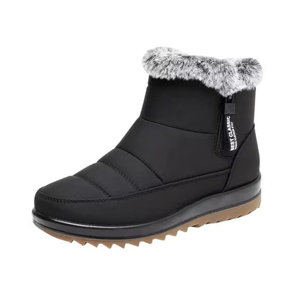 Bottes rembourrées en coton pour femme