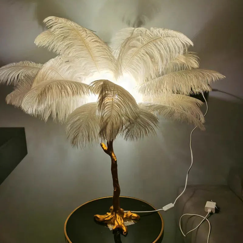 Aviana | Feather Floor Lamp