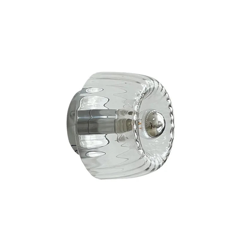 Lysheim Nordic Retro Glass Wall Sconce | Elegant Indoor Wall Lamp for Bedroom and Hallway With Warm Light
