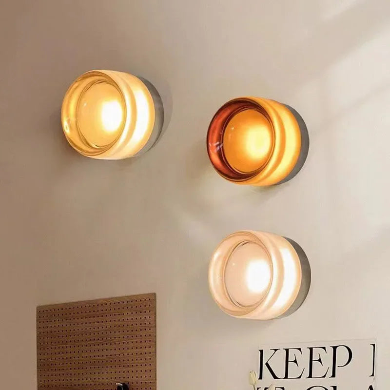 Averin | Glass Wall Sconce Lamp
