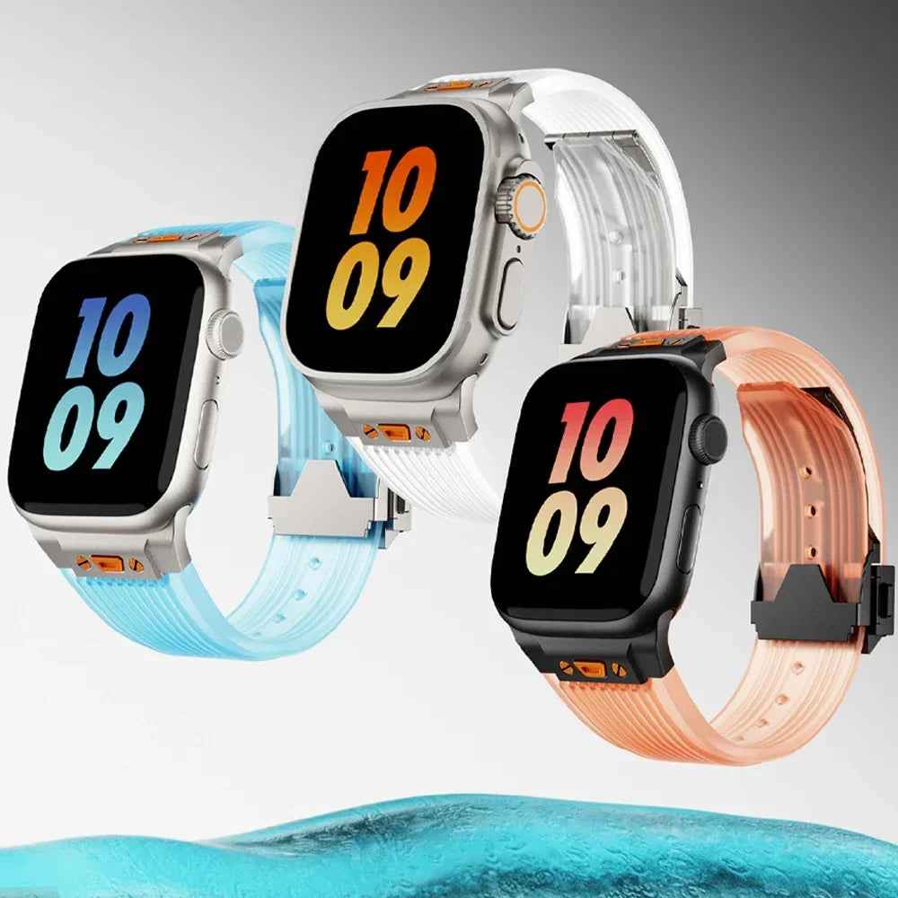 Zenya | Clear Silicone Band for Apple Watch