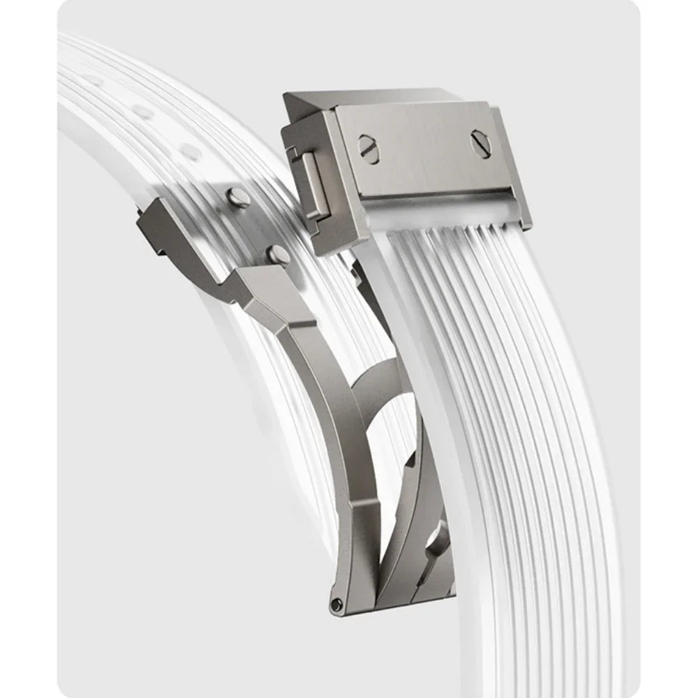 Zenya | Clear Silicone Band for Apple Watch