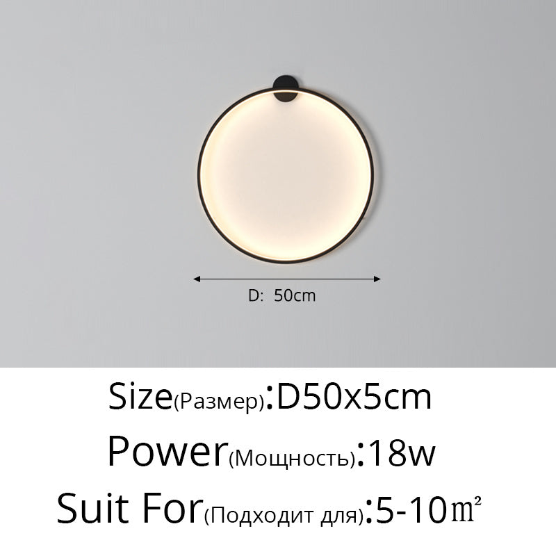 Lunara Moon LED Wall Lamp, Modern Wall Light for Bedroom, Living Room, Hallway