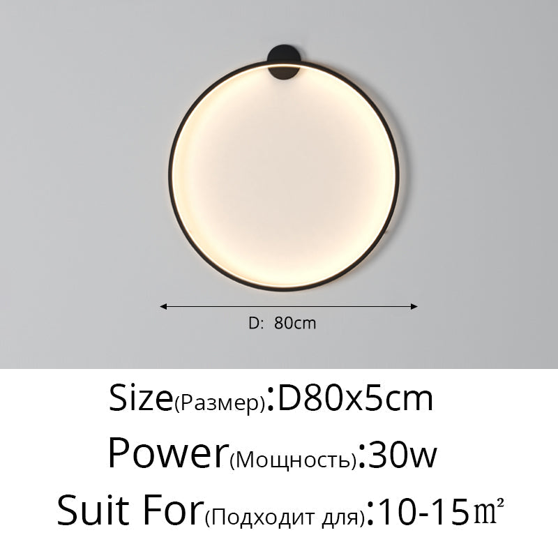Lunara Moon LED Wall Lamp, Modern Wall Light for Bedroom, Living Room, Hallway