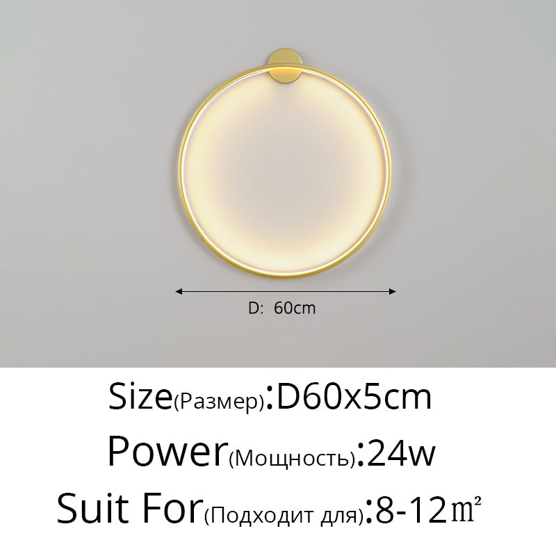 Lunara Moon LED Wall Lamp, Modern Wall Light for Bedroom, Living Room, Hallway