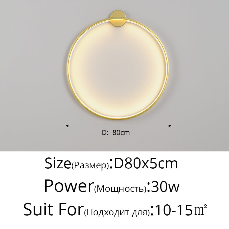 Lunara Moon LED Wall Lamp, Modern Wall Light for Bedroom, Living Room, Hallway