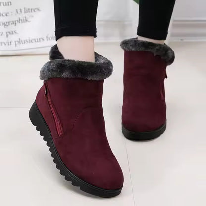 Bottes de neige chaudes en peluche