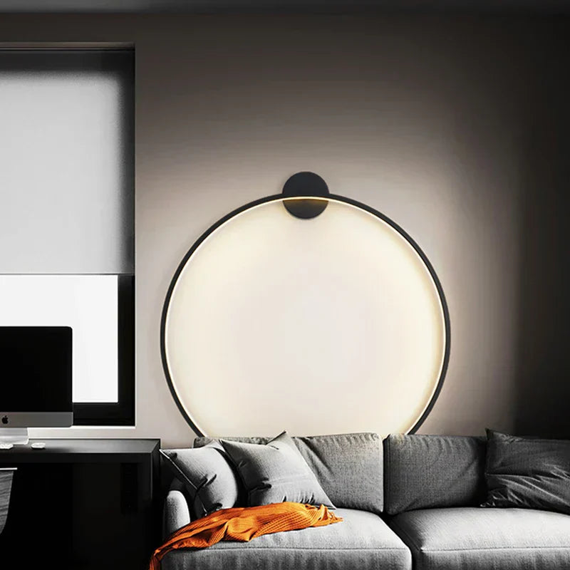 Lunara Moon LED Wall Lamp, Modern Wall Light for Bedroom, Living Room, Hallway