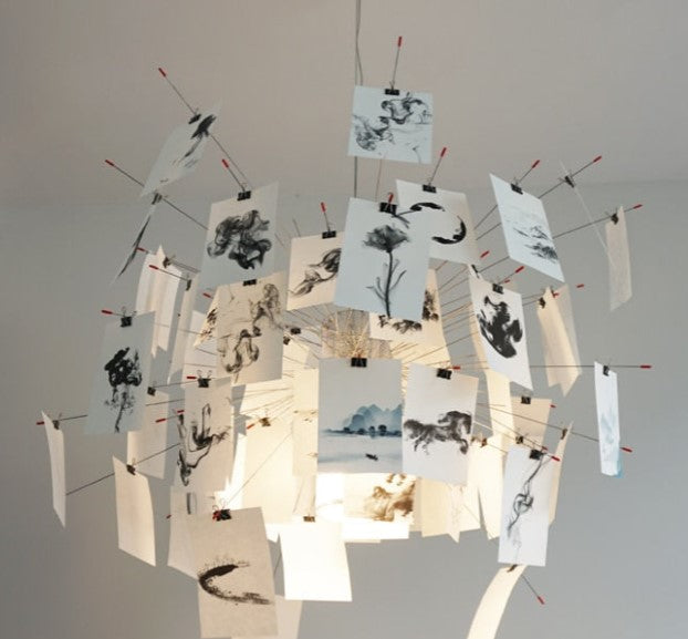 DIY Chandelier | Customizable Hanging Light | Ingo Maurer Zettel