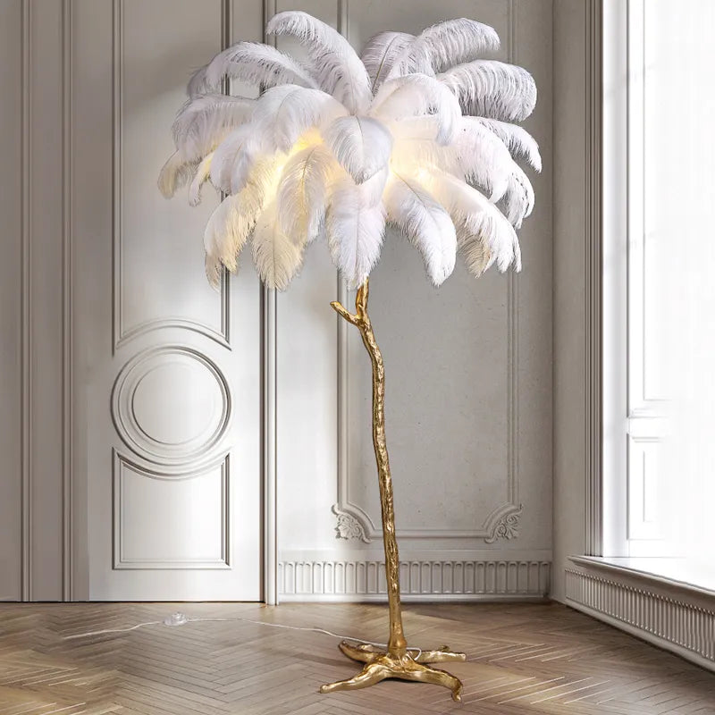 Aviana | Feather Floor Lamp