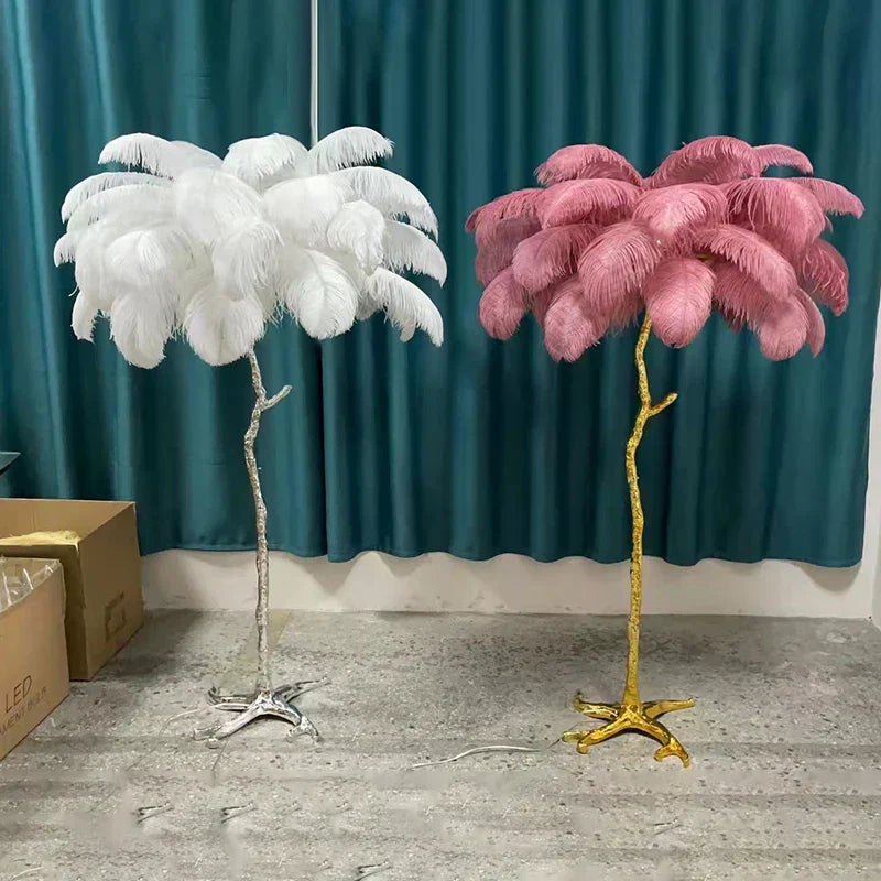 Aviana | Feather Floor Lamp