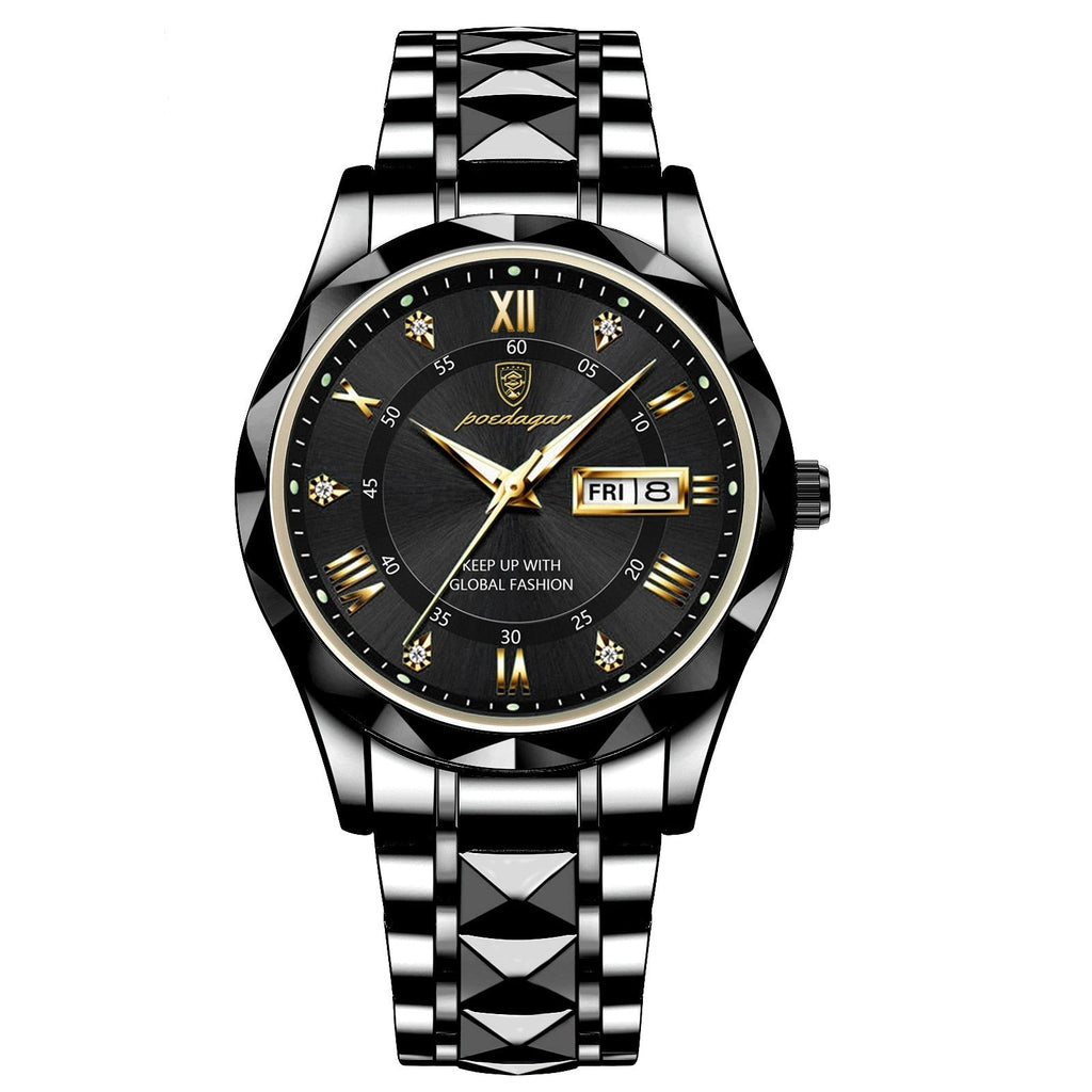 Valenor Men's Elegant Stainless Steel Wristwatch