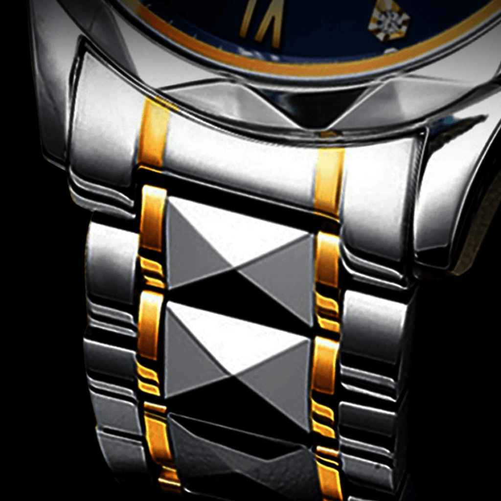 Valenor Men's Elegant Stainless Steel Wristwatch