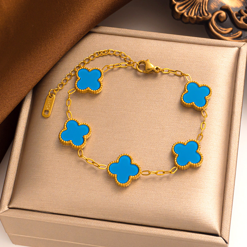 Meadowlark Clover Bracelet