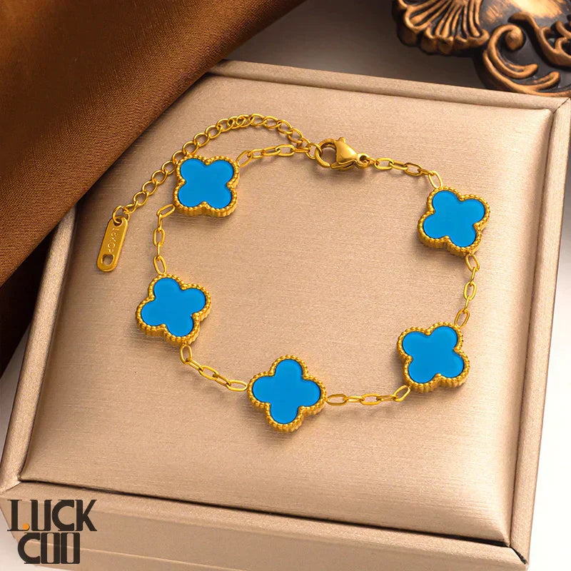 Meadowlark Clover Bracelet