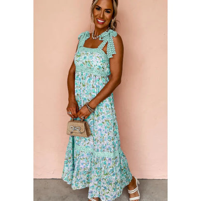 Robe Maxi Empire Fleurie