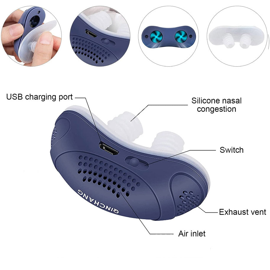 SomniX Mini CPAP Device for Snoring and Sleep Apnea
