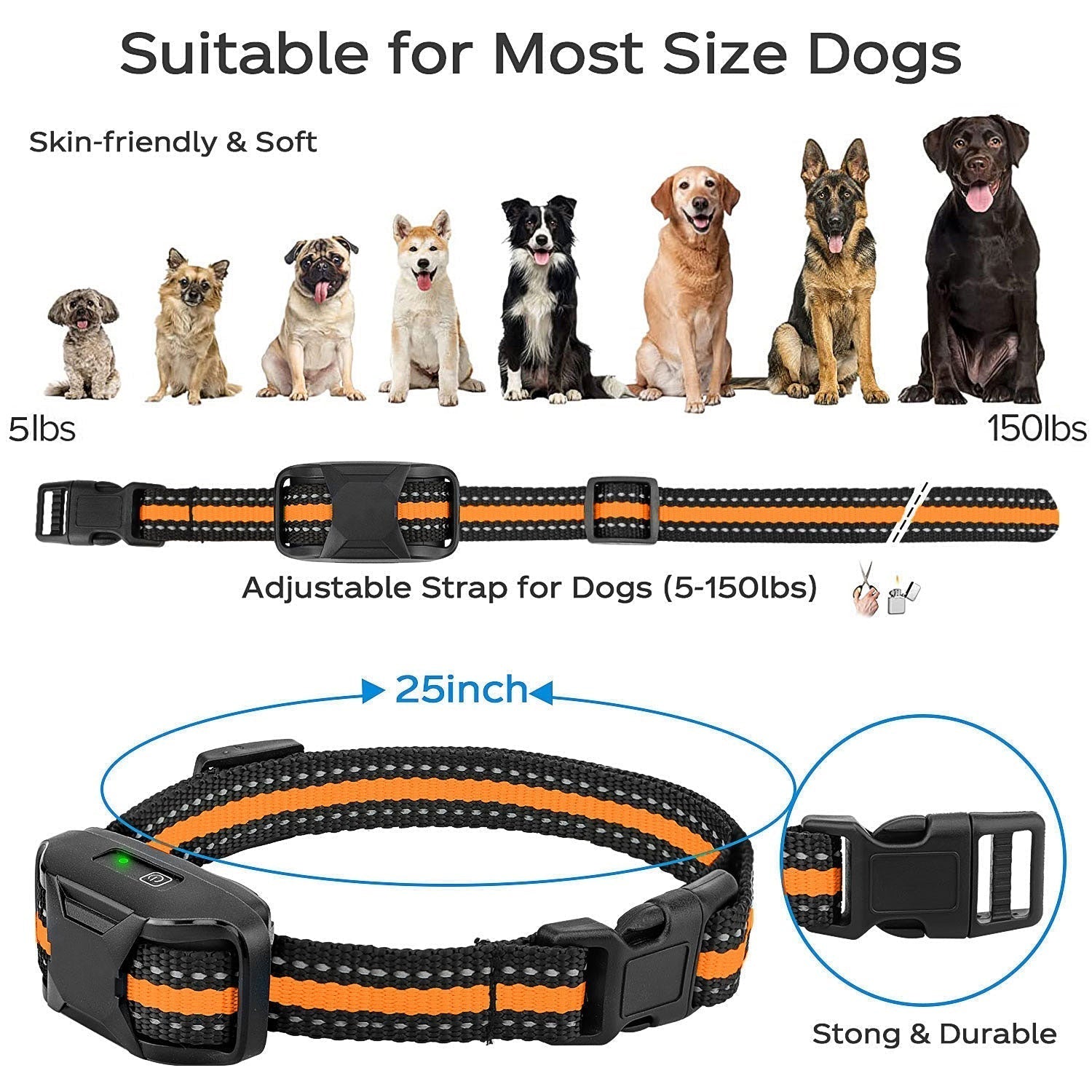 Barkwell 3,300 Ft Electric Dog Training Collar