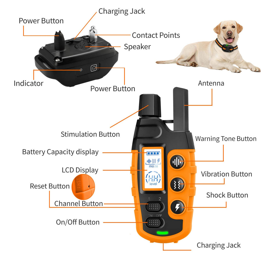 Barkwell 3,300 Ft Electric Dog Training Collar