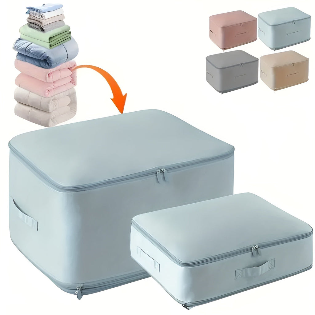 PackEase Self-Compressing Organizer Bags, Space-Saving Storage for Moving, Packing and Travel
