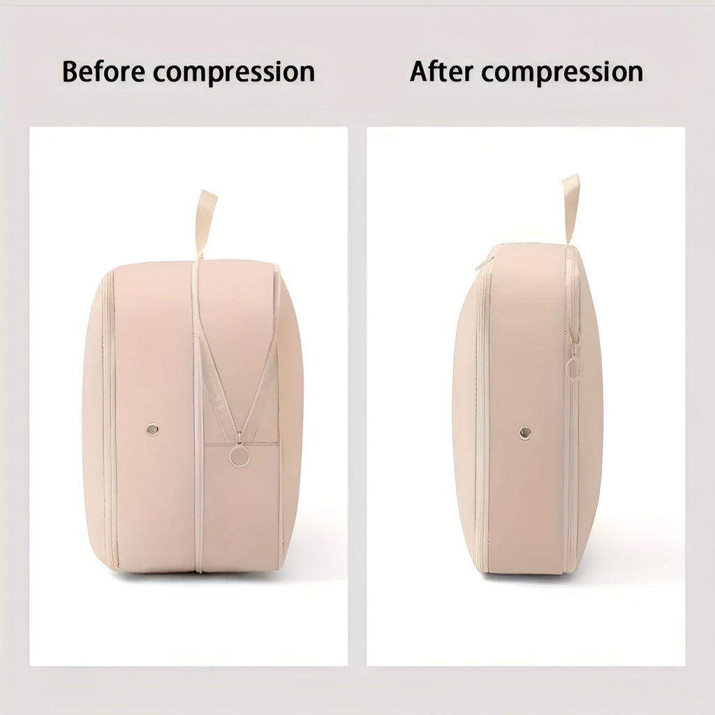 PackEase Self-Compressing Organizer Bags, Space-Saving Storage for Moving, Packing and Travel