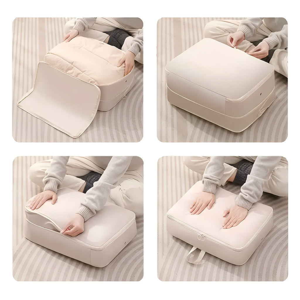 PackEase Self-Compressing Organizer Bags, Space-Saving Storage for Moving, Packing and Travel