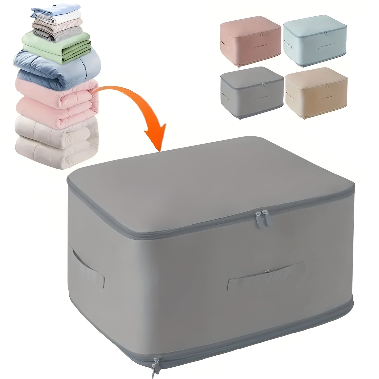 PackEase Self-Compressing Organizer Bags, Space-Saving Storage for Moving, Packing and Travel