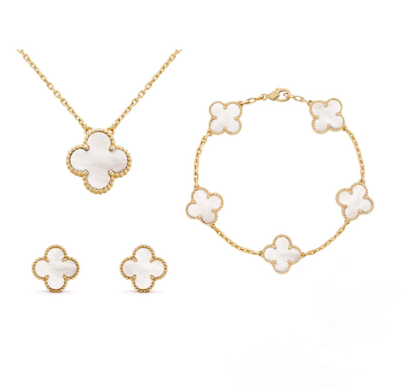 Maris Four-Leaf Clover 3-In-1 Bracelet Set