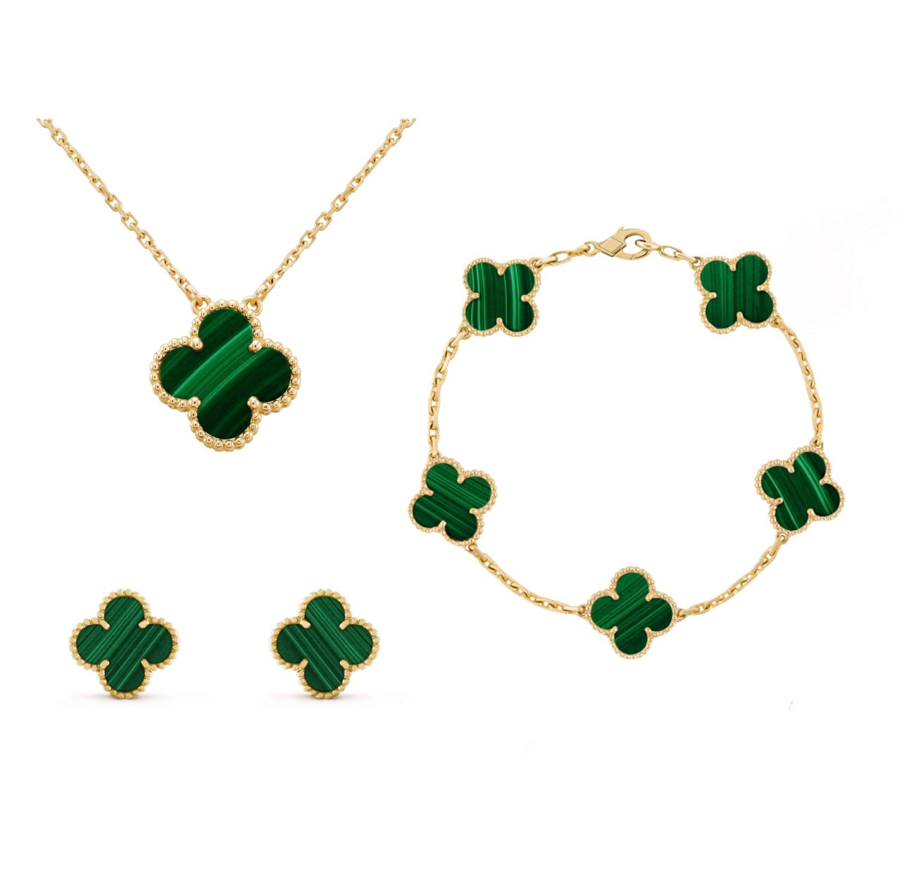 Maris Four-Leaf Clover 3-In-1 Bracelet Set