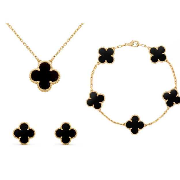 Maris Four-Leaf Clover 3-In-1 Bracelet Set