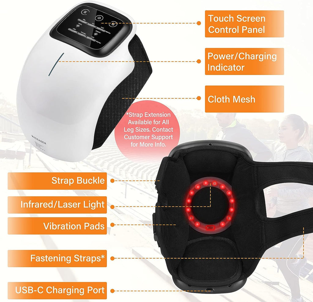 Kineo Smart Electric Knee Massager With Heat and Infrared Therapy