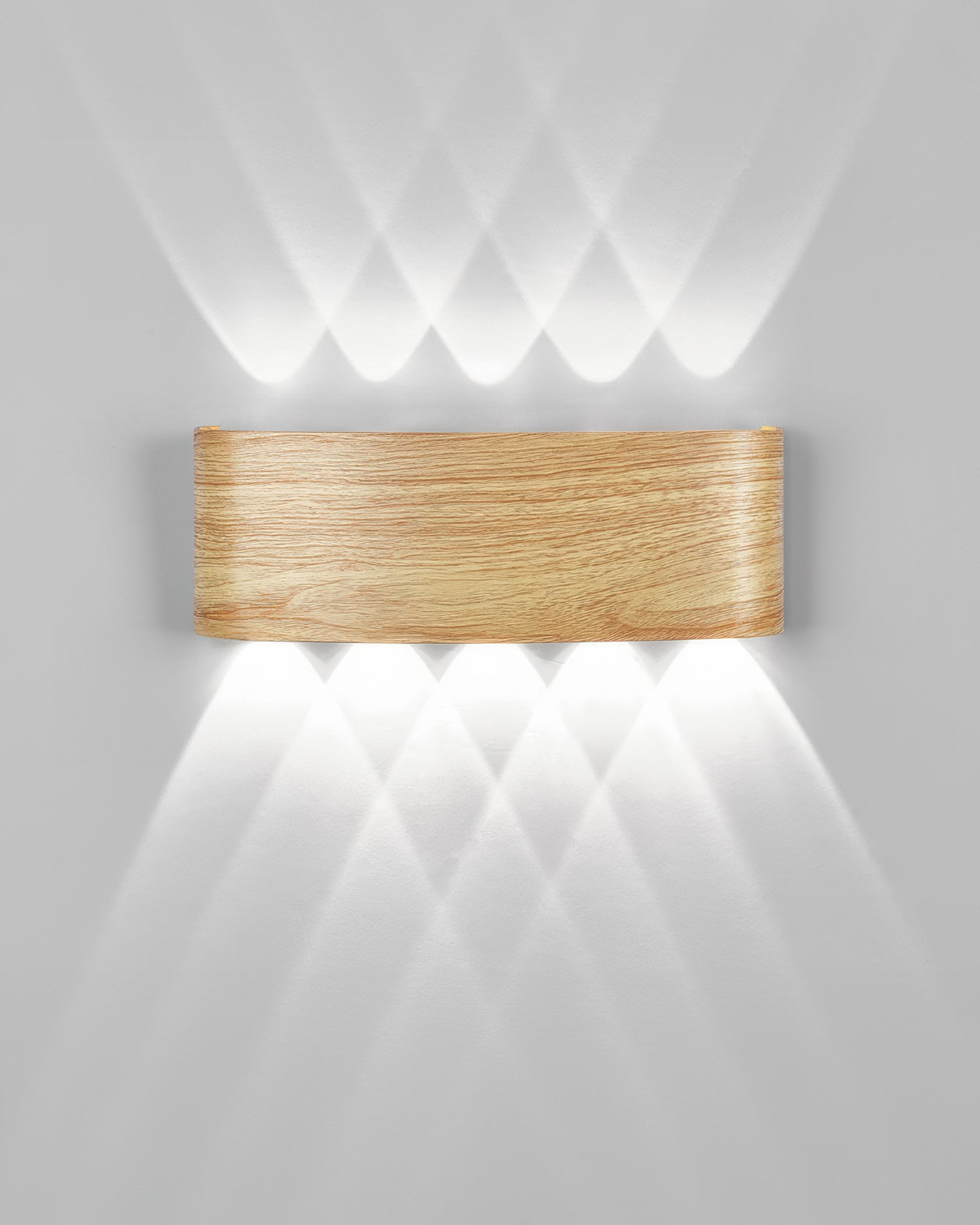 Aurelle Woodgrain LED Sconce