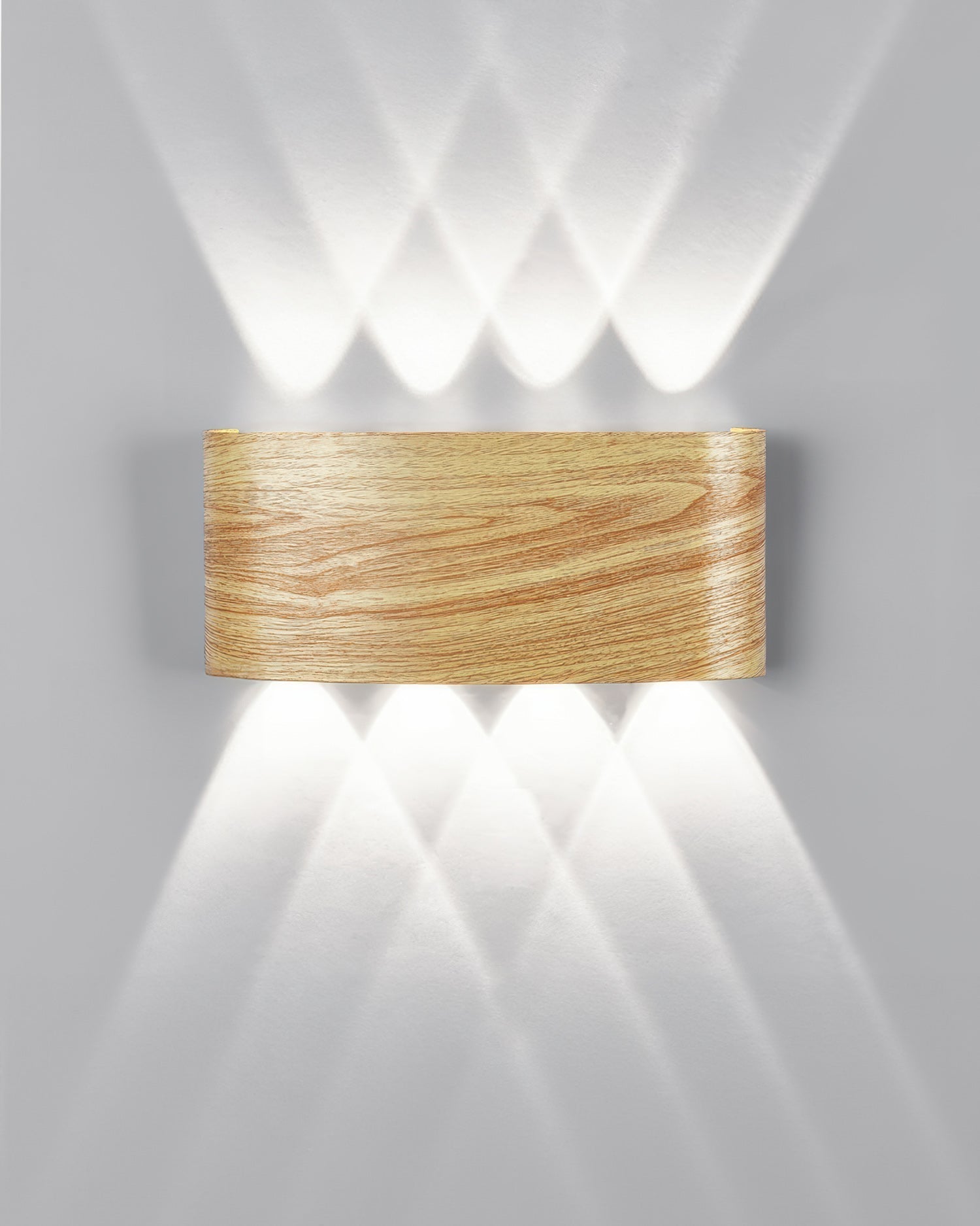 Aurelle Woodgrain LED Sconce