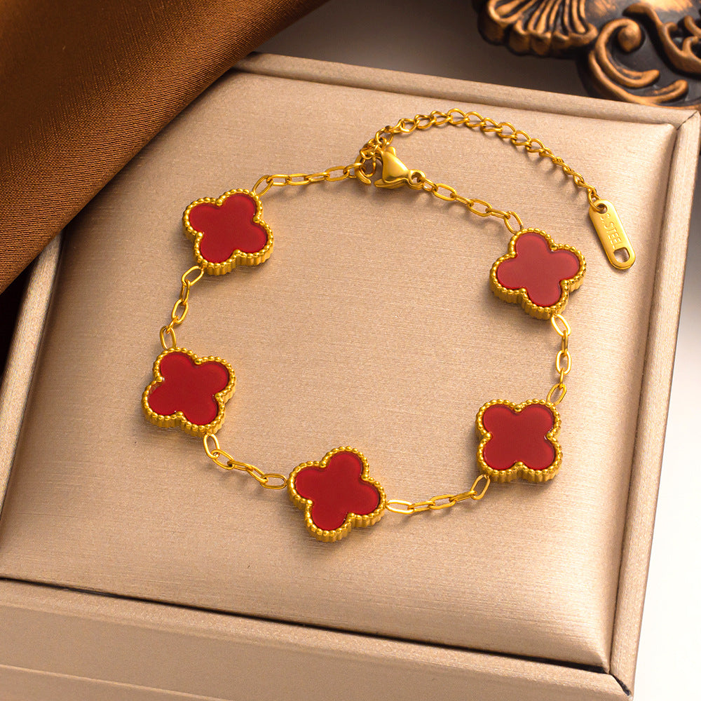 Meadowlark Clover Bracelet