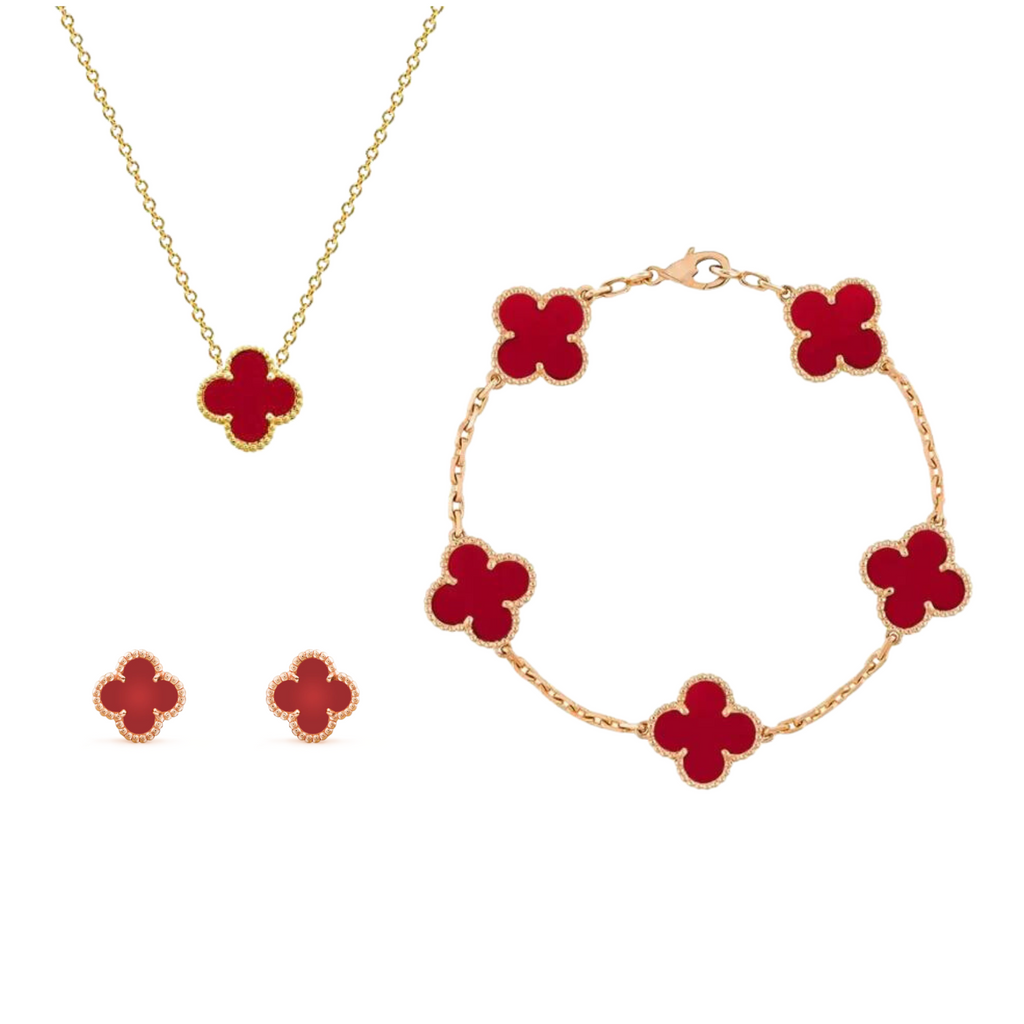 Maris Four-Leaf Clover 3-In-1 Bracelet Set