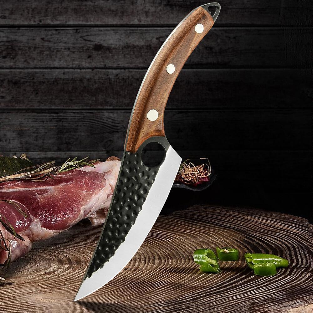 Vladan | Hand-Forged 6" Serbian Chef, Boning and Meat Cleaver Knife
