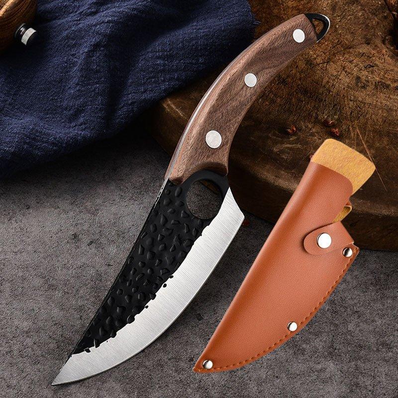 Vladan | Hand-Forged 6" Serbian Chef, Boning and Meat Cleaver Knife