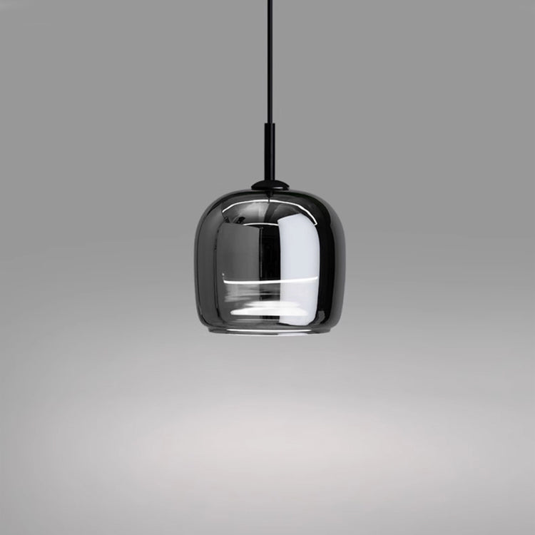 Svalen | Nordic Black Glass Pendant Light