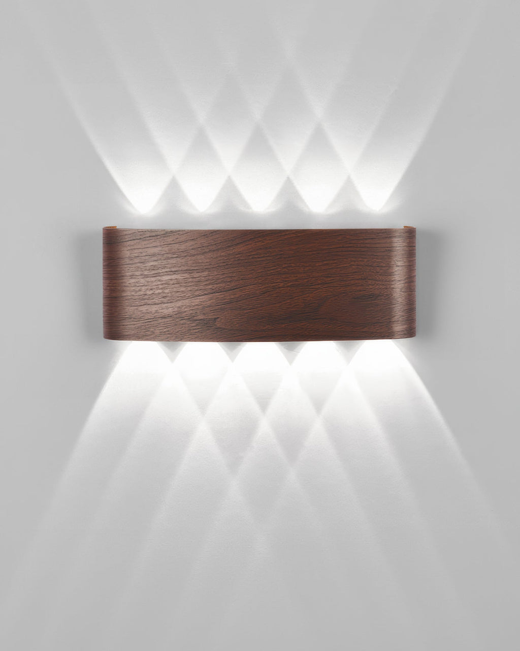 Aurelle Woodgrain LED Sconce