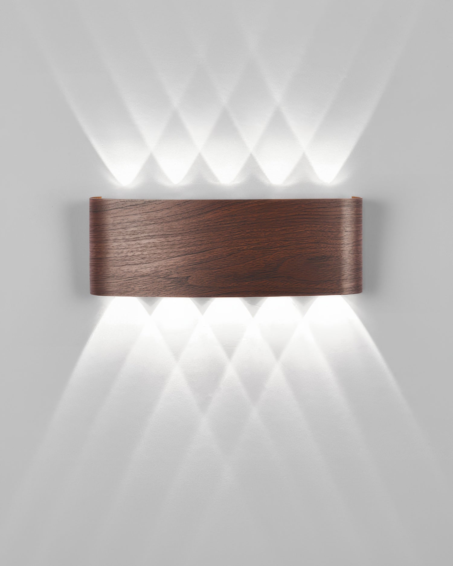 Aurelle Woodgrain LED Sconce