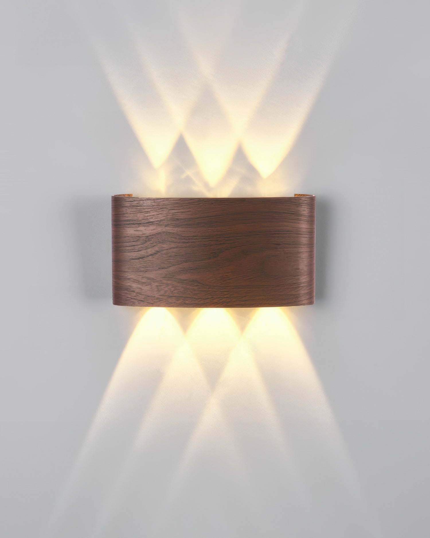 Aurelle Woodgrain LED Sconce