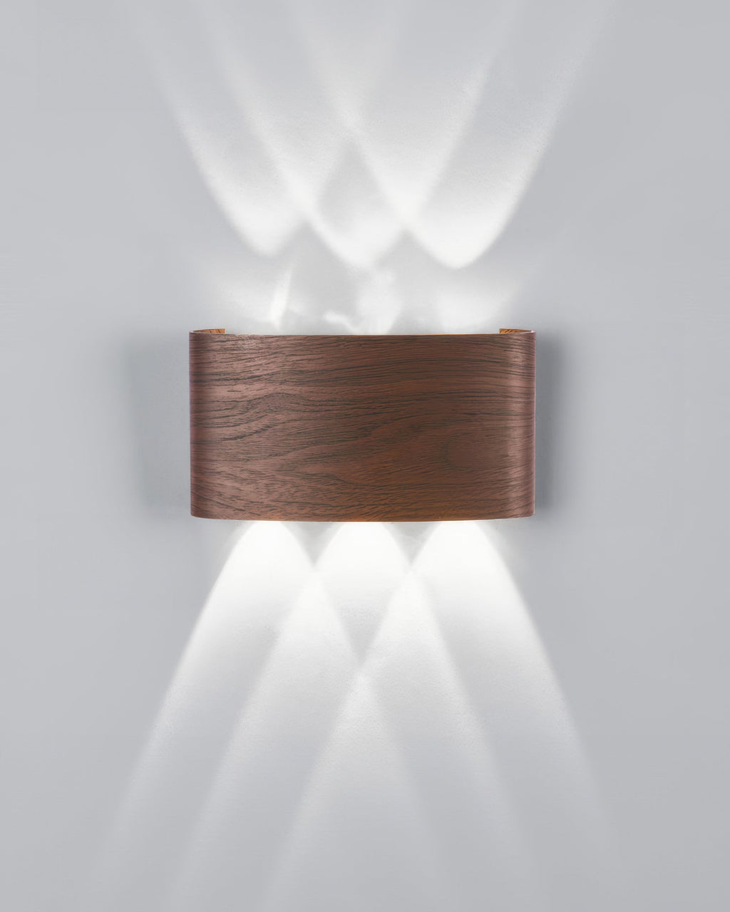 Aurelle Woodgrain LED Sconce