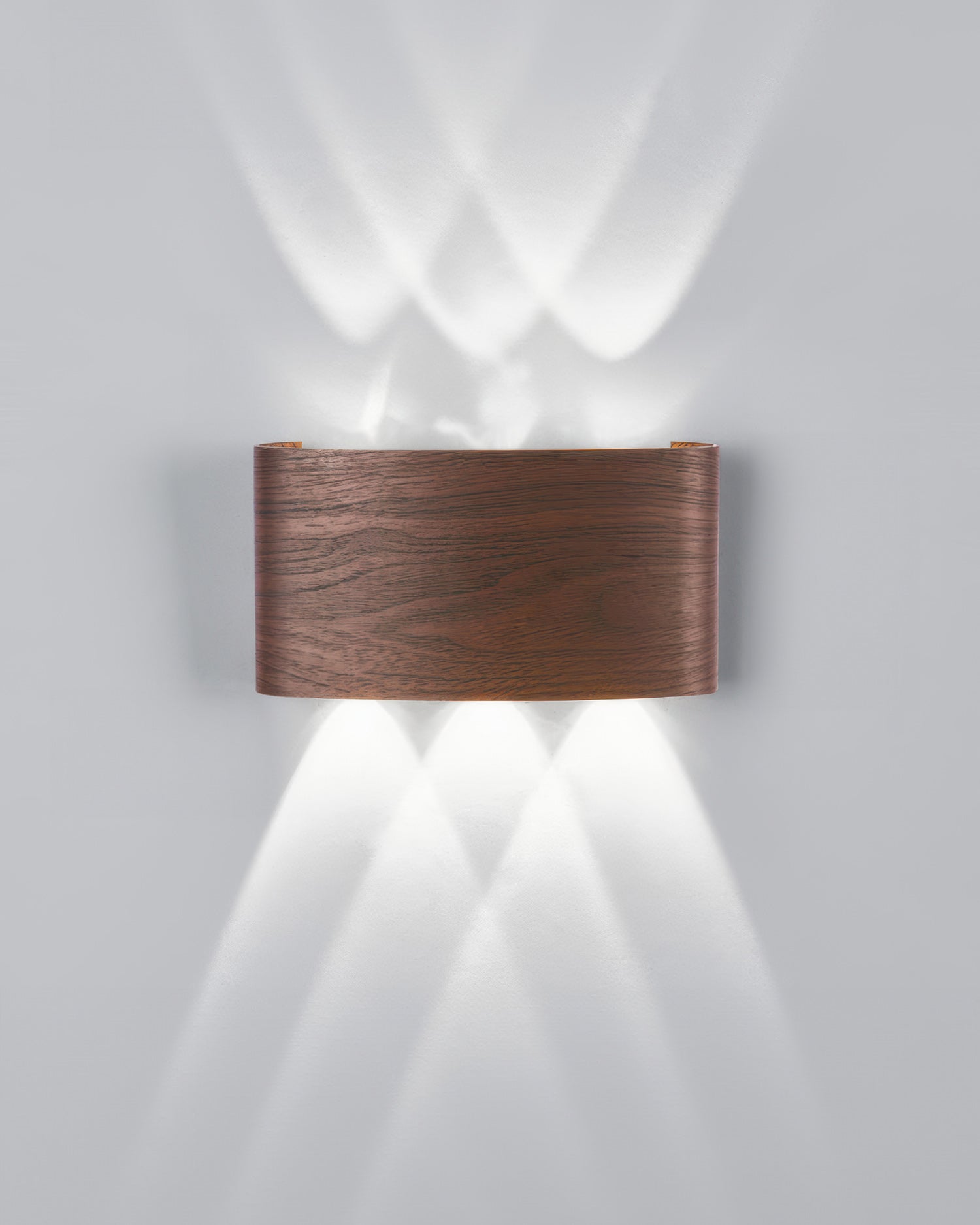 Aurelle Woodgrain LED Sconce